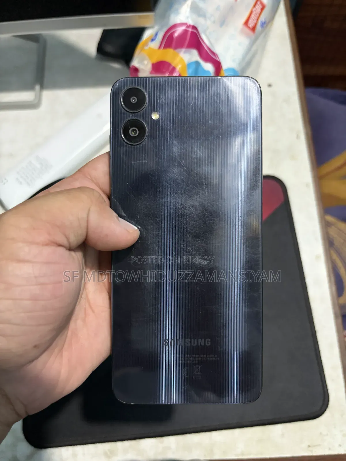 স্যামসাং গ্যালাক্সি এ০৫ ১২৮ জিবি কালো