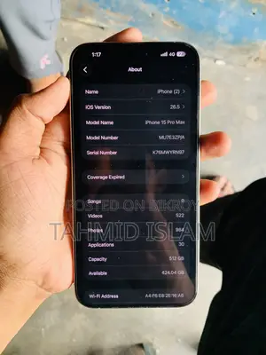 New Apple iPhone 15 Pro Max 512 GB Silver