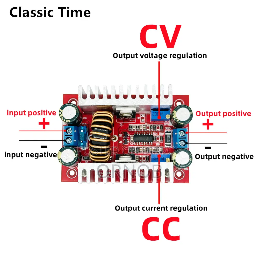 DC 400W 15A Step-up Boost Converter LED Driver 8.5-50V to 10-60V