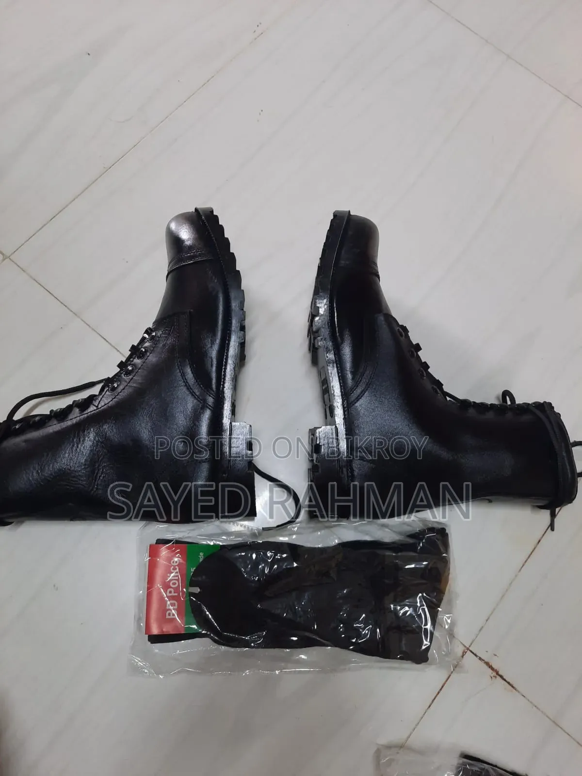 পুলিশ লেদার বুট