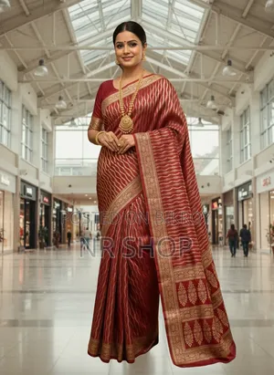 Premium Japanese Silk Saree and Blouse Piece