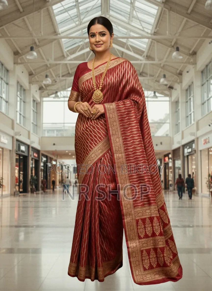 Premium Japanese Silk Saree and Blouse Piece