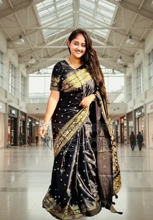 Premium Japanese Silk Saree and Blouse Piece
