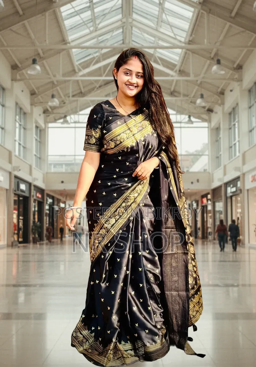 Premium Japanese Silk Saree and Blouse Piece