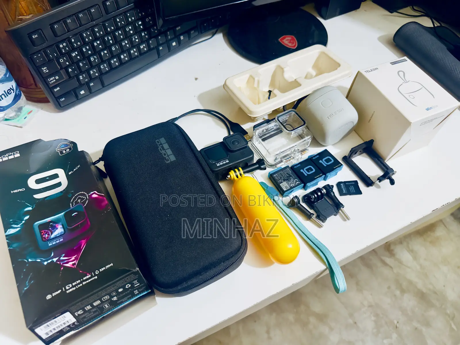 Gopro Hero 9 নতুনের মতো  সাথে সবকিছু।