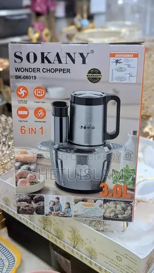 Sokany 6-in-1 Food Processor