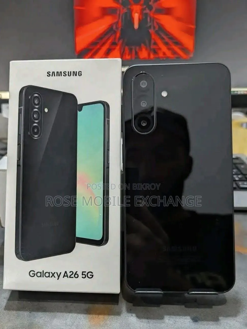 স্যামসাং গ্যালাক্সি এ২৬ ১২৮ জিবি ব্ল্যাক