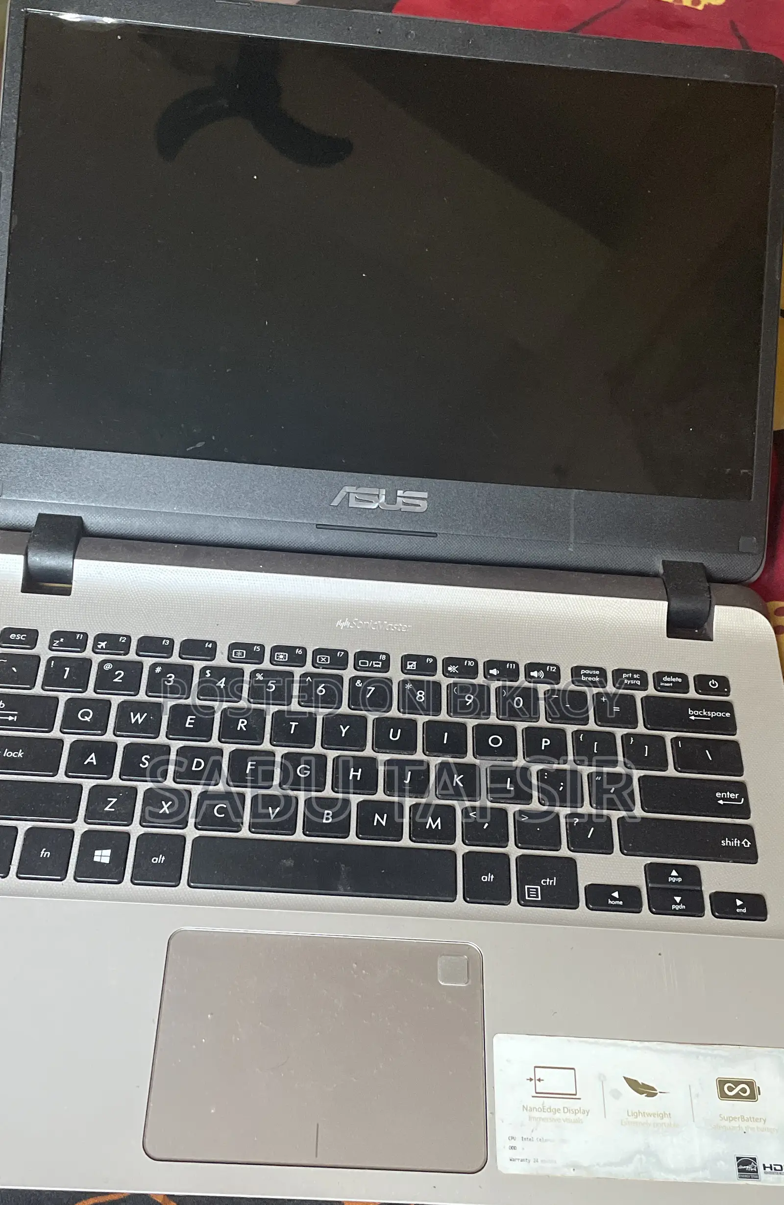 Laptop Asus Vivobook 15 4GB Intel Core I5 HDD 512GB