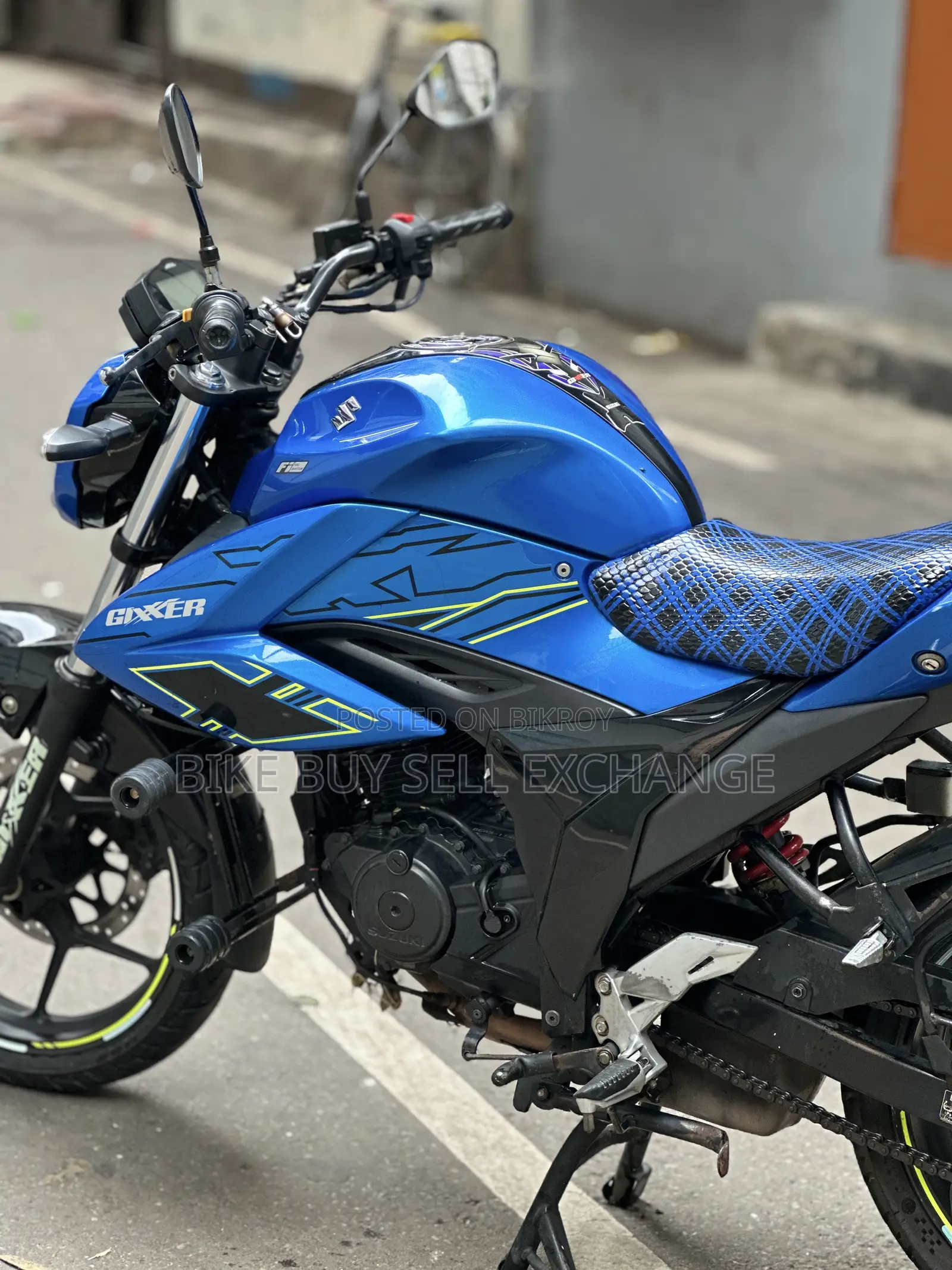 Suzuki Gixxer Fi ABS 2023 Blue