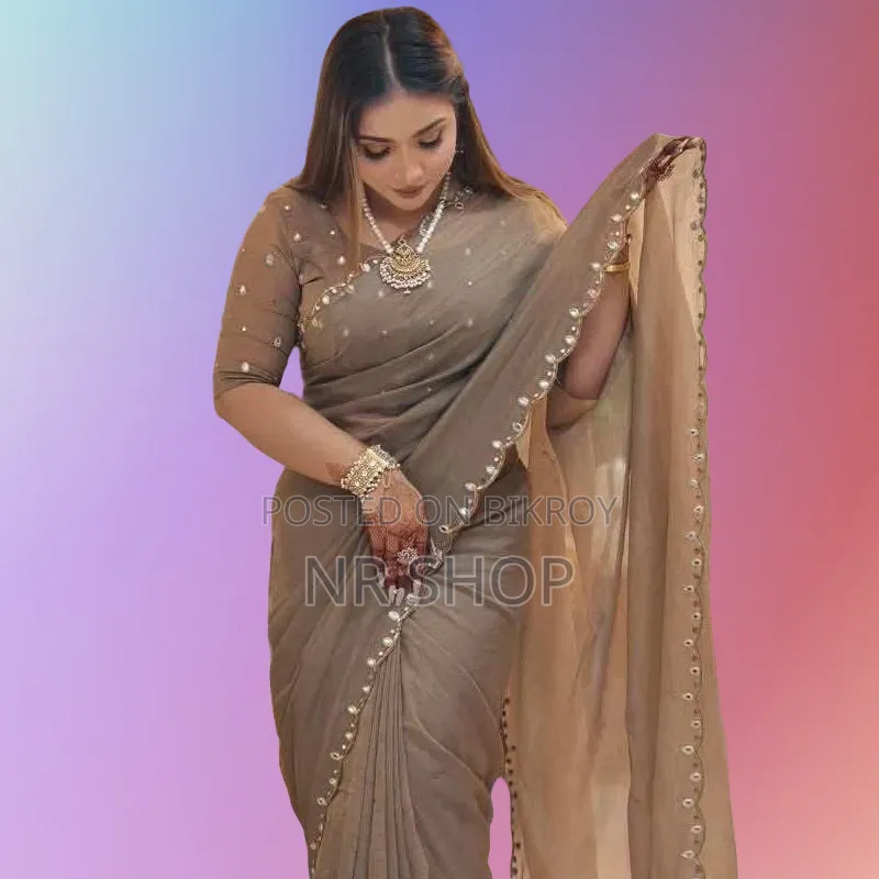 Premium Semi-Muslin Saree (with Blouse Piece)