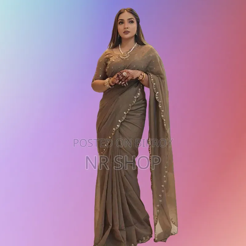 Premium Semi-Muslin Saree (with Blouse Piece)