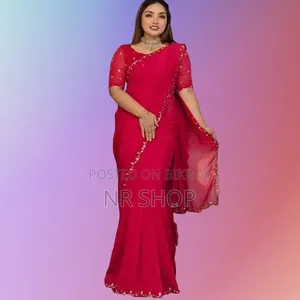 Premium Semi-Muslin Saree (with Blouse Piece)