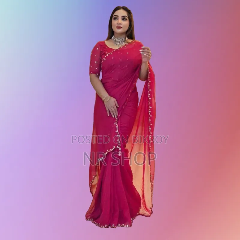 Premium Semi-Muslin Saree (with Blouse Piece)