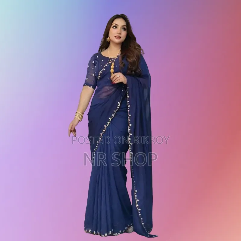 Premium Semi-Muslin Saree (with Blouse Piece)