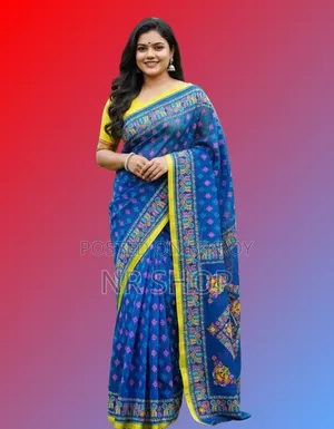 Premium Tangail Silk Boutique Saree (with running blouse piece)