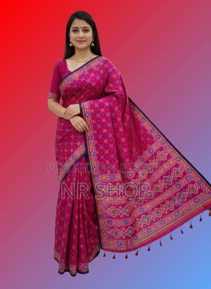 Premium Tangail Silk Boutique Saree (with running blouse piece)