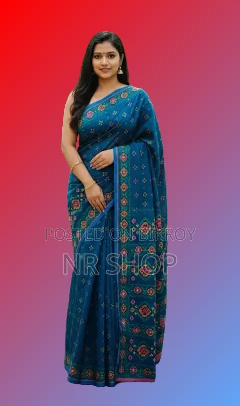 Premium Tangail Silk Boutique Saree (with running blouse piece)