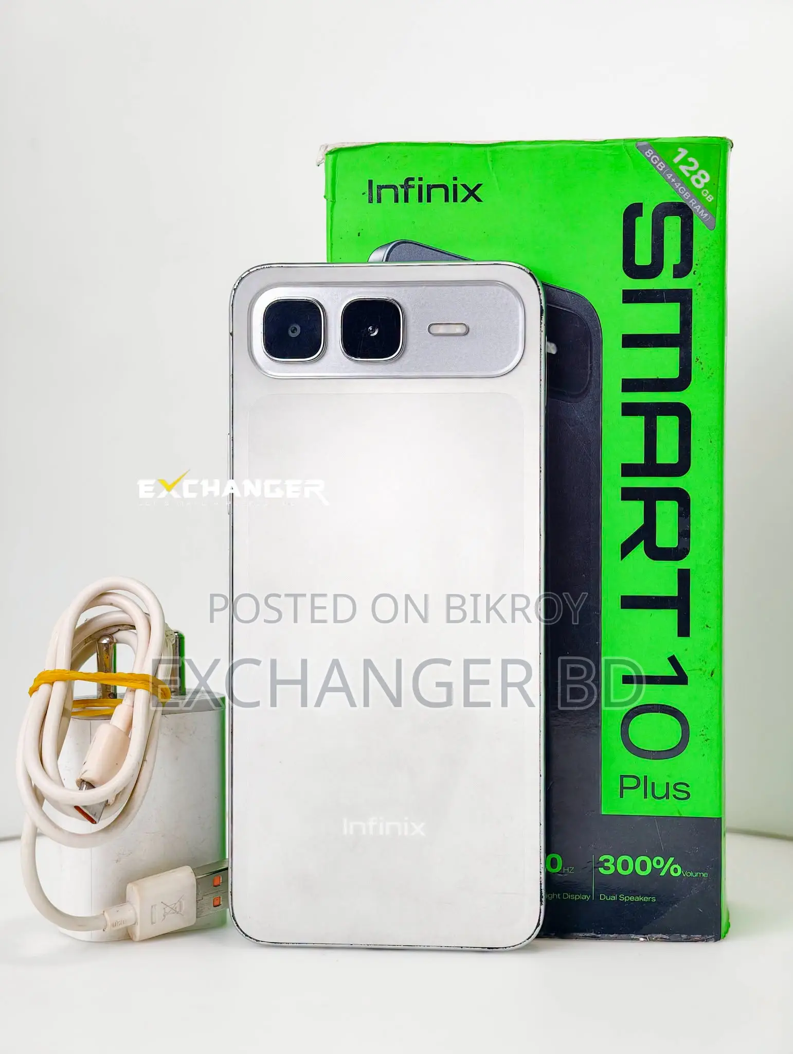Infinix Smart 10 Plus 128 GB White