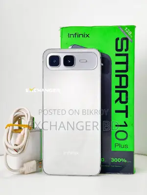 Infinix Smart 10 Plus 128 GB White