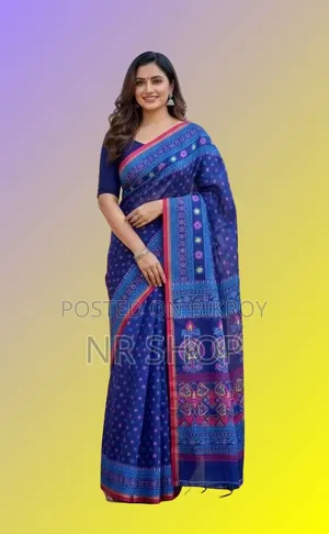 Attractive Tangail Boutique Silk Saree (with running blouse piece)