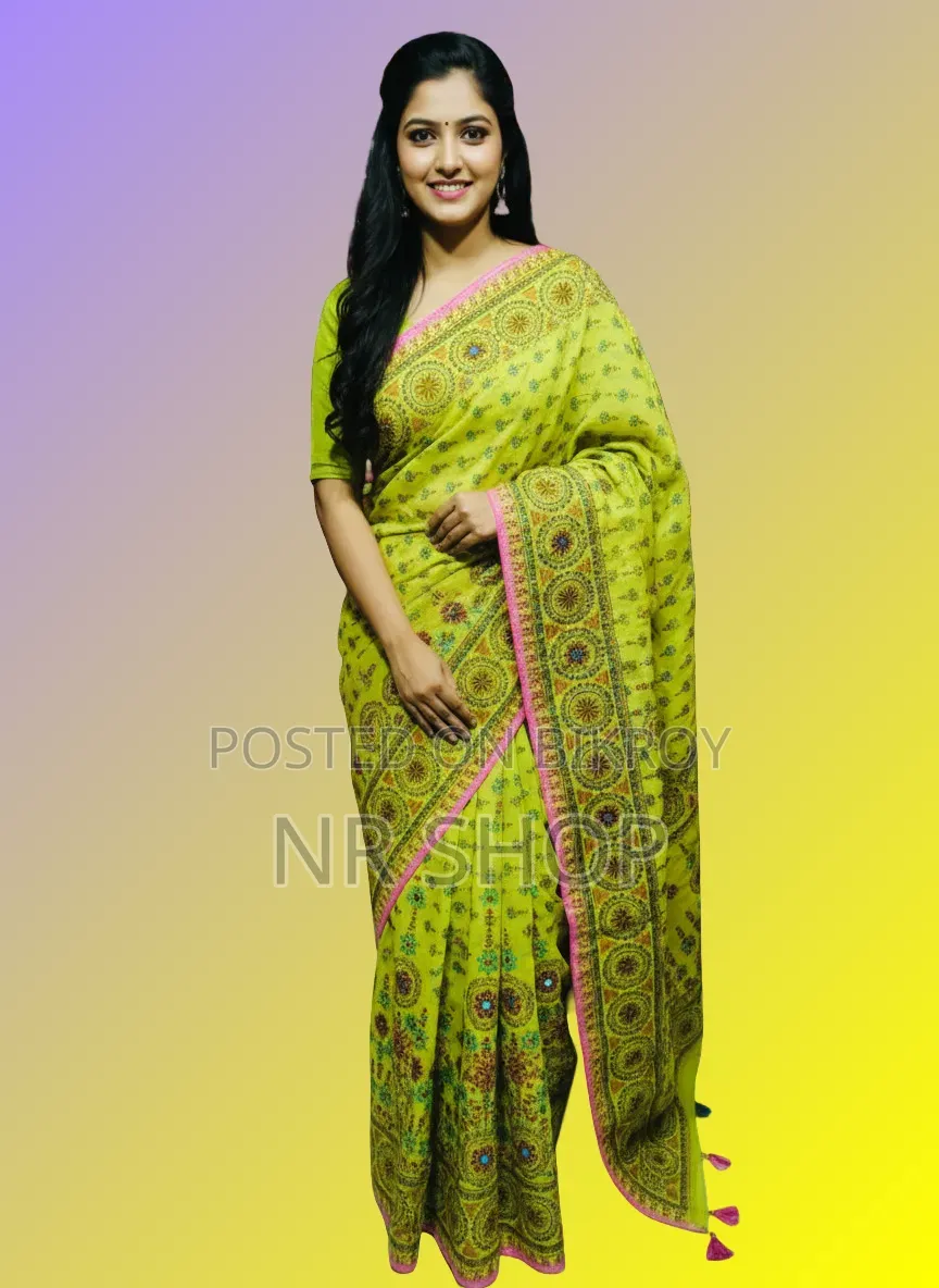 Attractive Tangail Boutique Silk Saree (with running blouse piece)