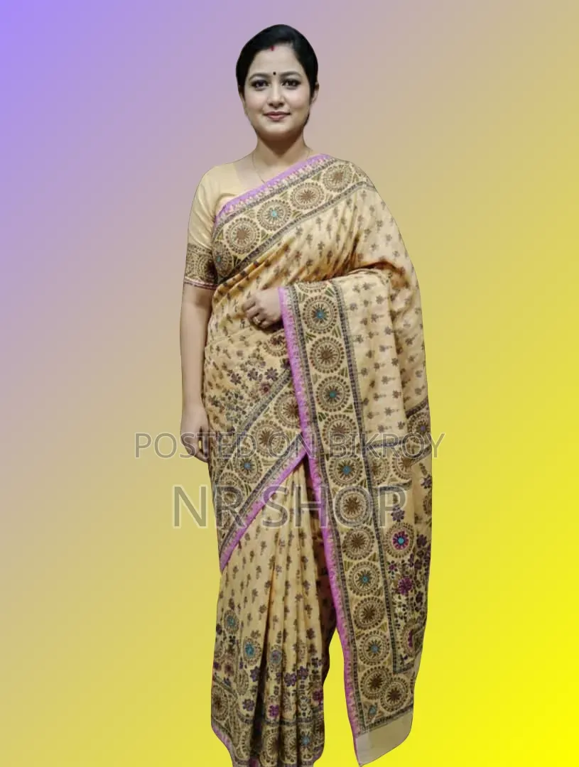 Attractive Tangail Boutique Silk Saree (with running blouse piece)