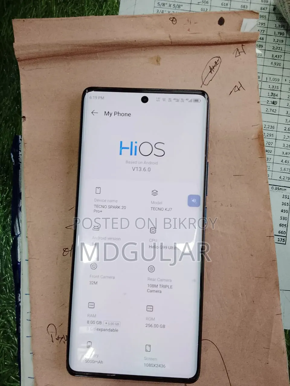 Tecno Spark 20 Pro Plus 256 GB Black