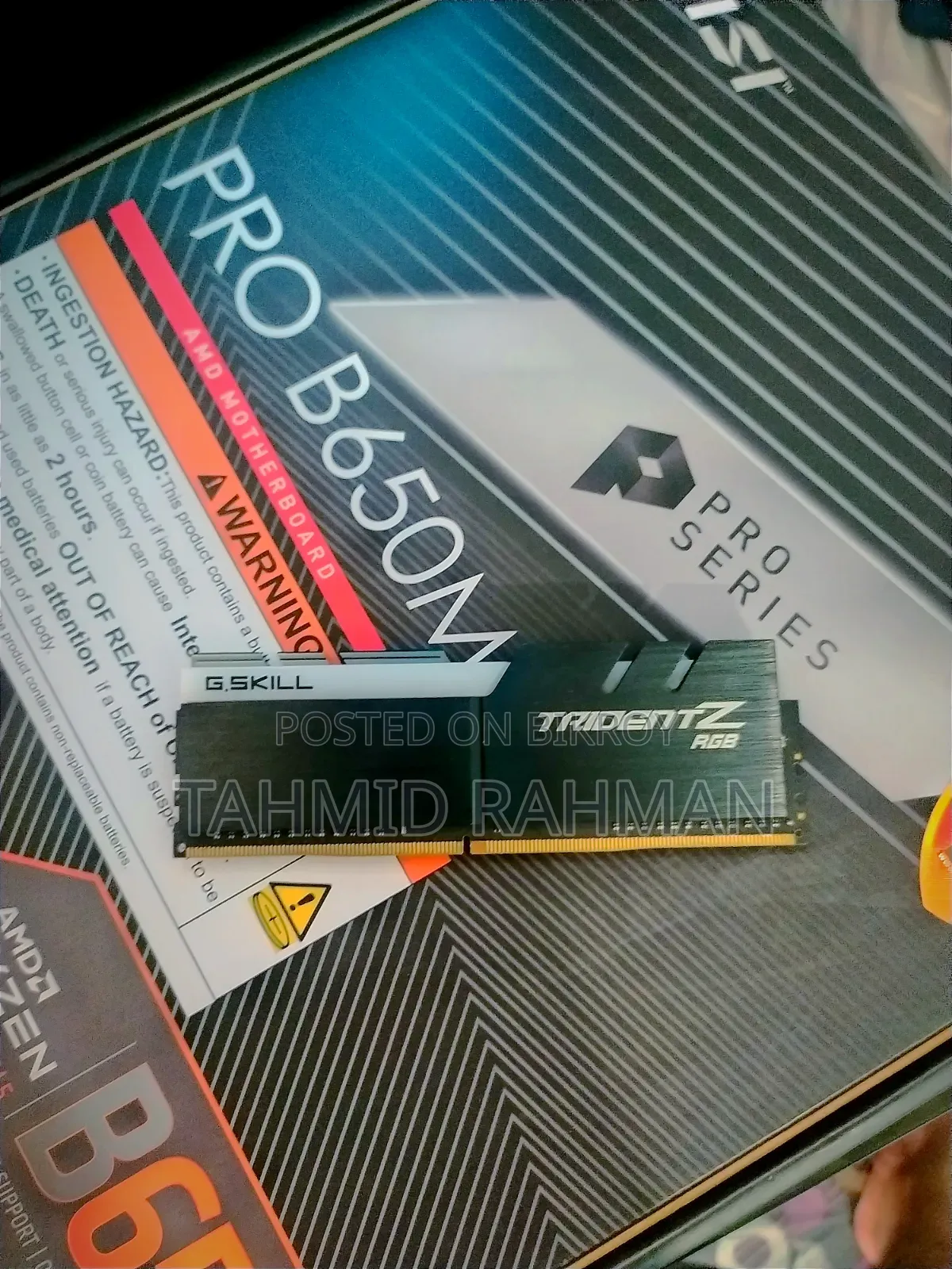 G.Skill Trident Z RGB 8GB DDR4 3200MHz RAM