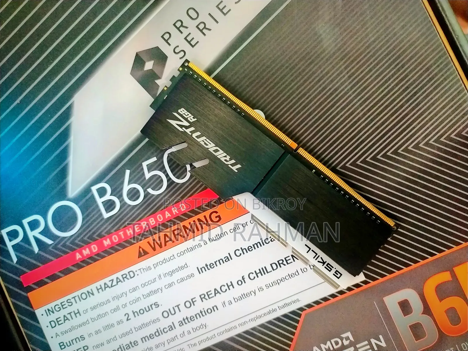 G.Skill Trident Z RGB 8GB DDR4 3200MHz RAM
