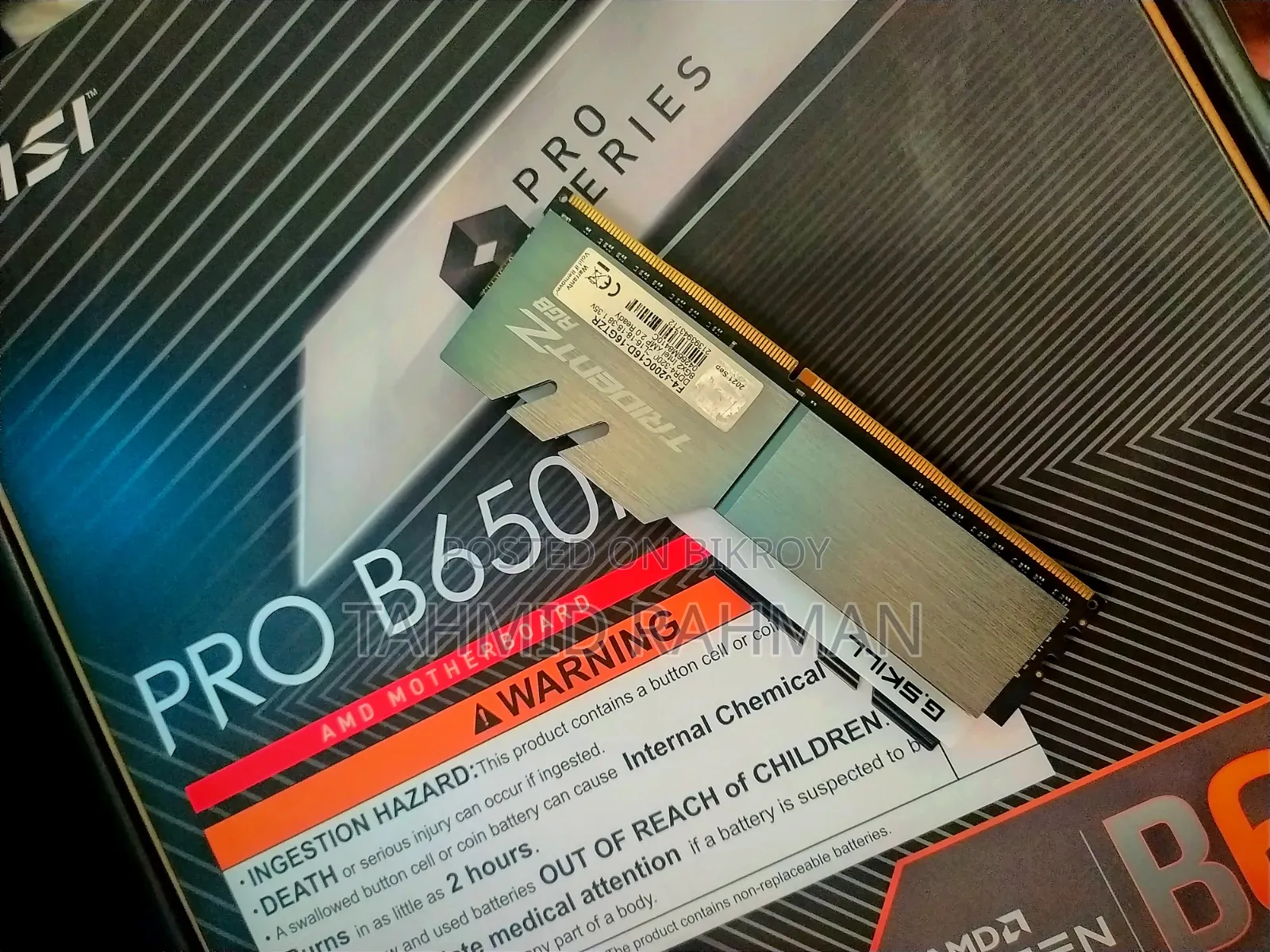 G.Skill Trident Z RGB 8GB DDR4 3200MHz RAM