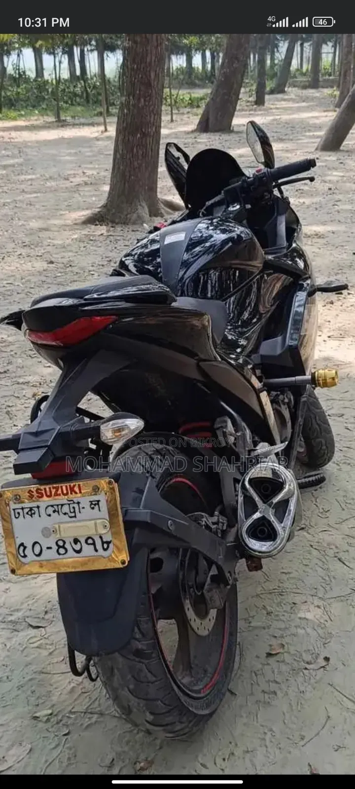 Suzuki Gixxer SF FI 2020 Black