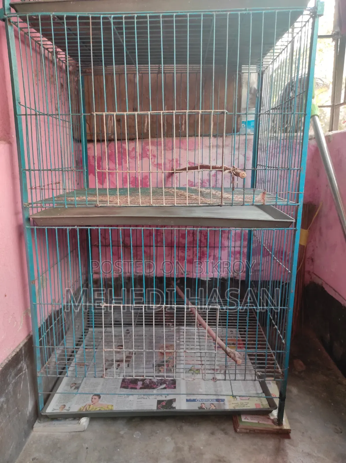 ২ তলা বিশিষ্ট খাঁচা (২ টি)