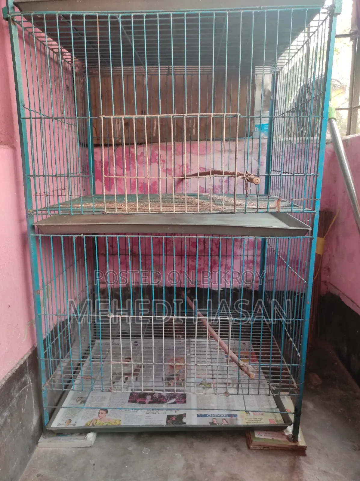 ২ তলা বিশিষ্ট খাঁচা (২ টি)