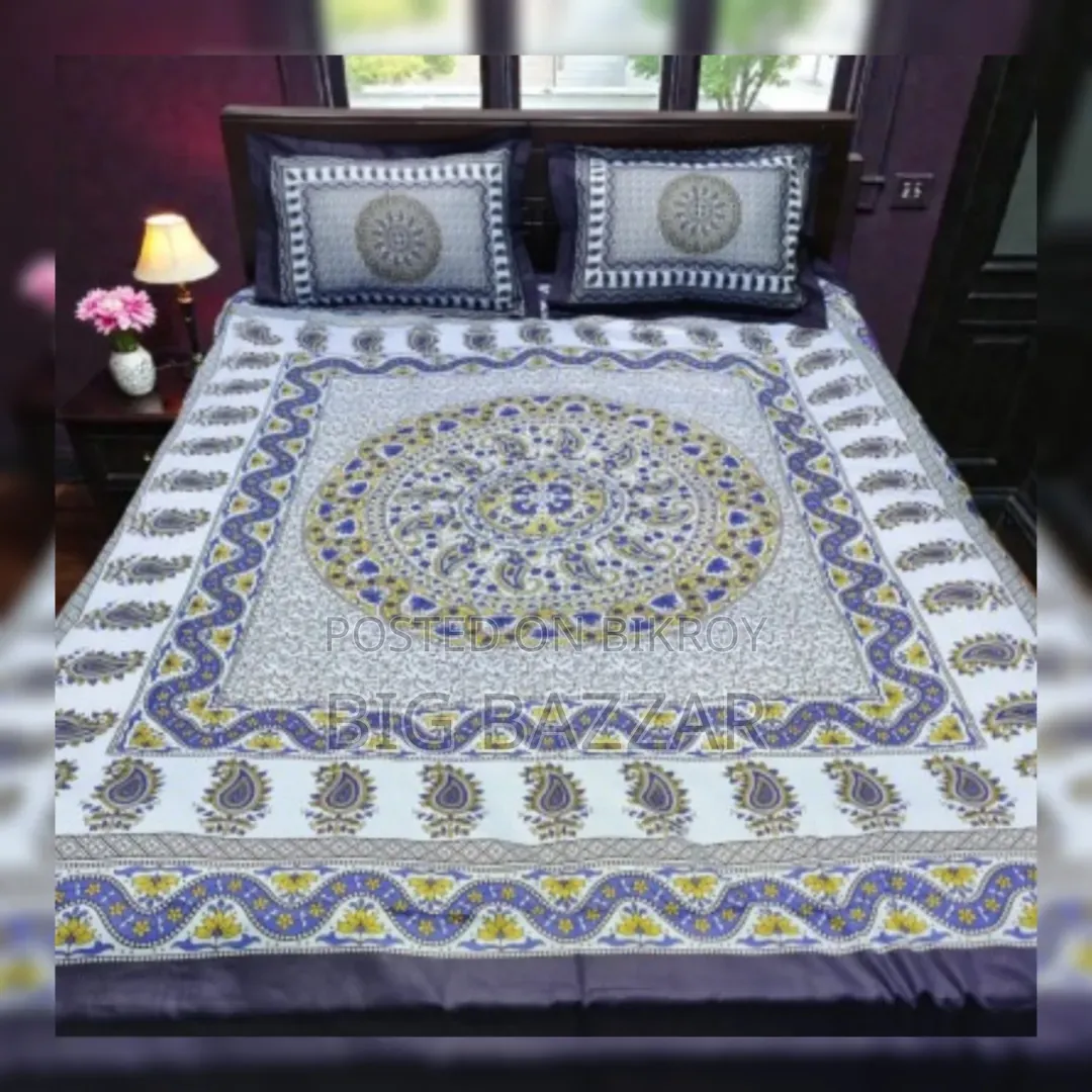 Panel Cotton Bed-Sheet