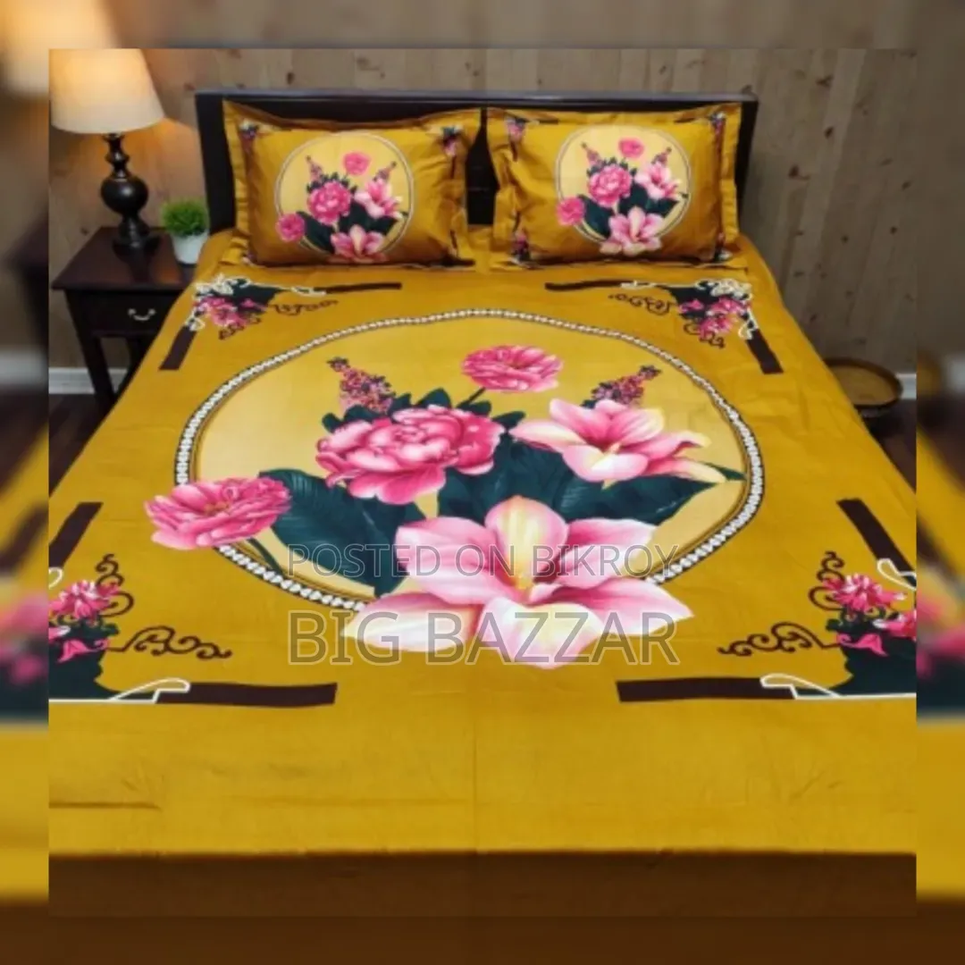 Panel Cotton Bed-Sheet