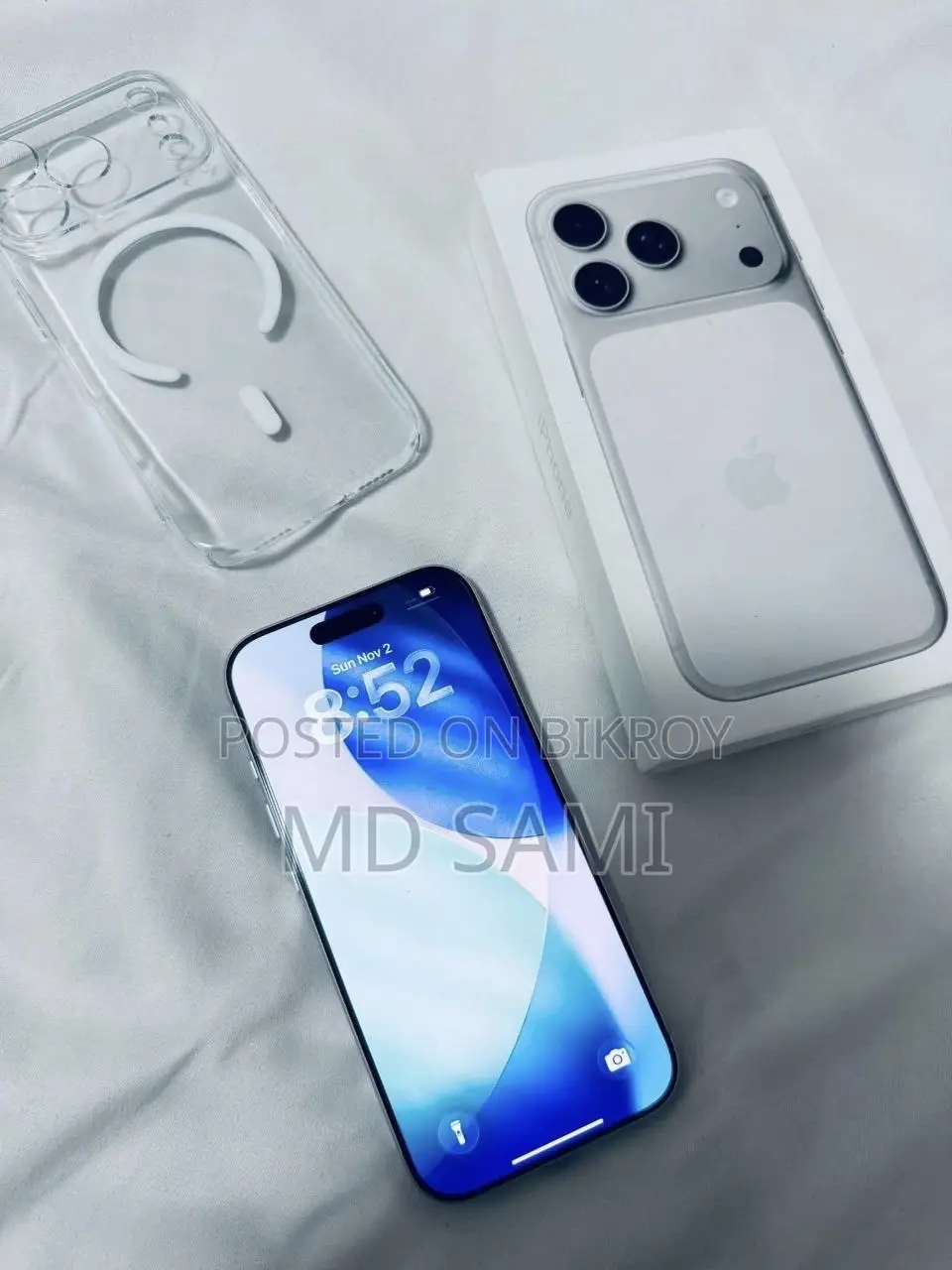 অ্যাপল আইফোন ১৭ প্রো ম্যাক্স ২৫৬ জিবি সিলভার