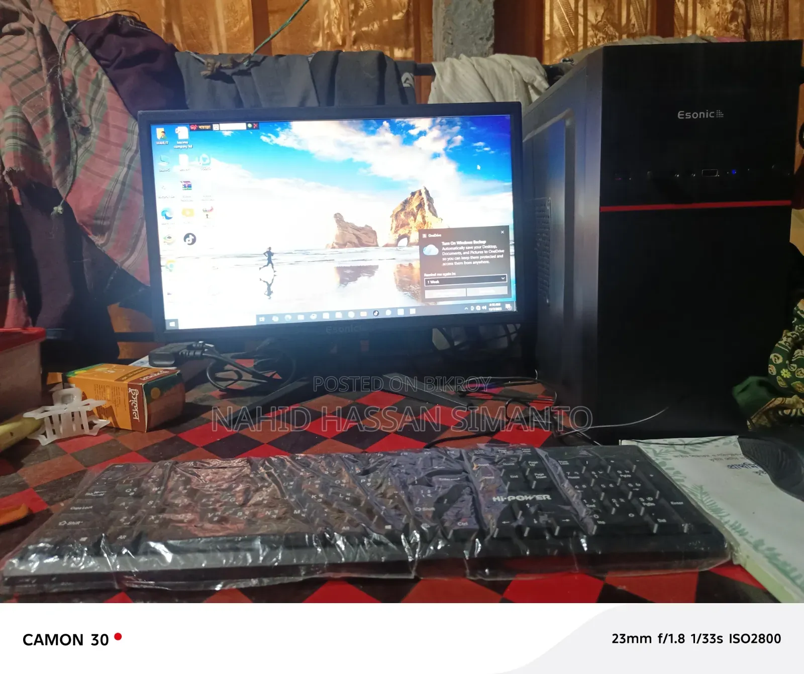 Desktop Computer 8GB Intel Core I3 SSD 128GB