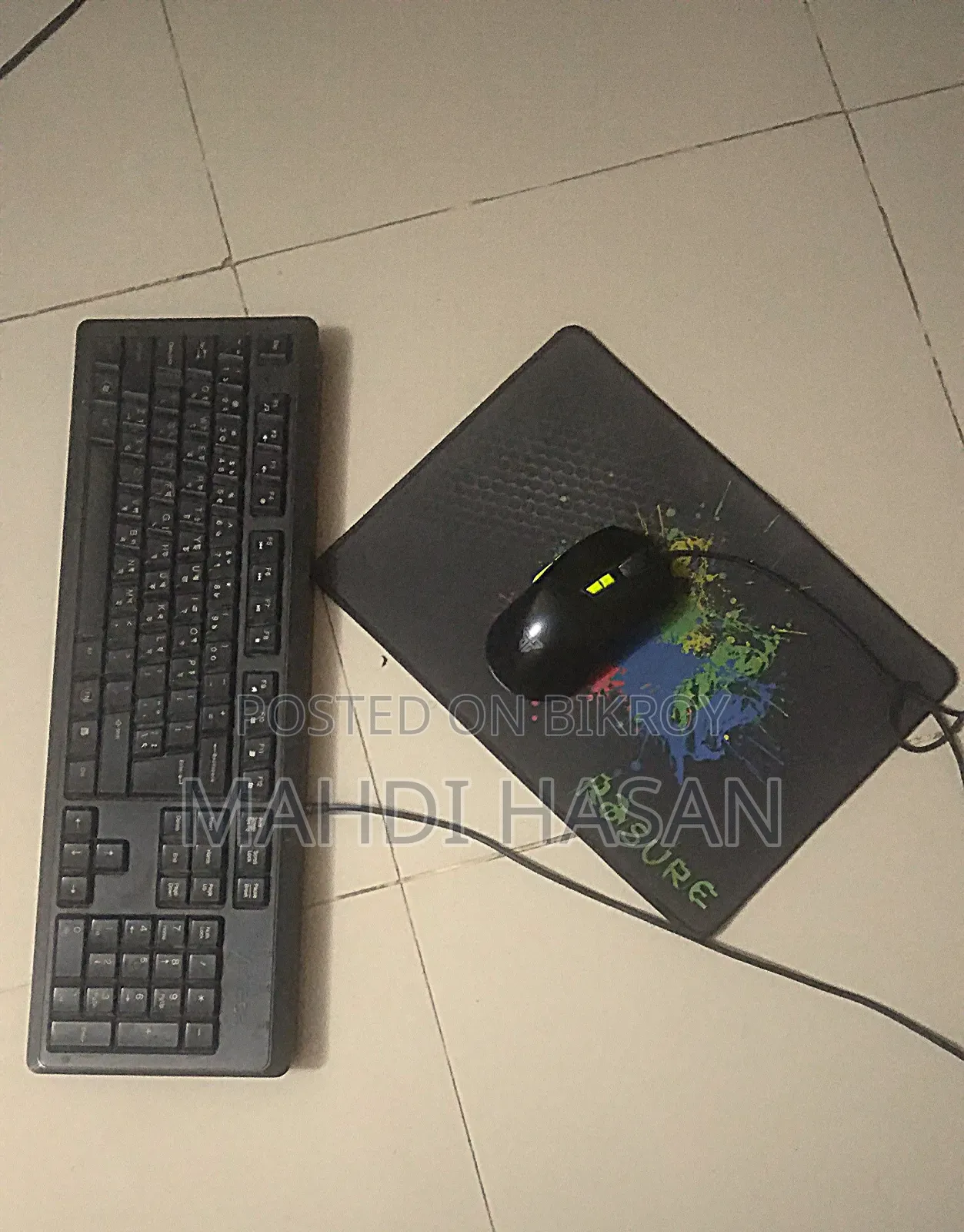 গেমিং মাউস কিবোর্ড কম্বো