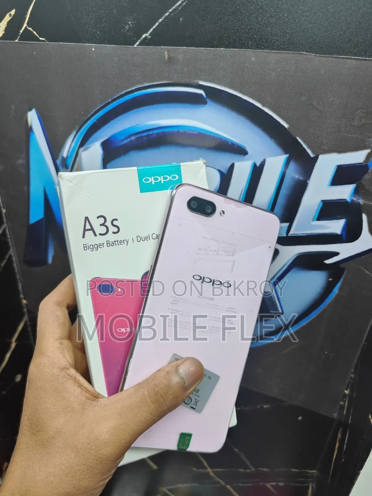 Oppo A3s 256 GB Pink
