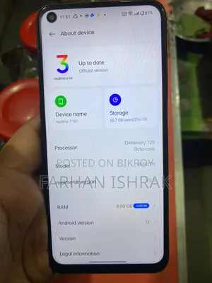 Realme 7 5G 128 GB Blue