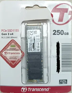 SSD Transcend 115S 250GB M.2 2280 (M-Key) PCIe Gen3x4