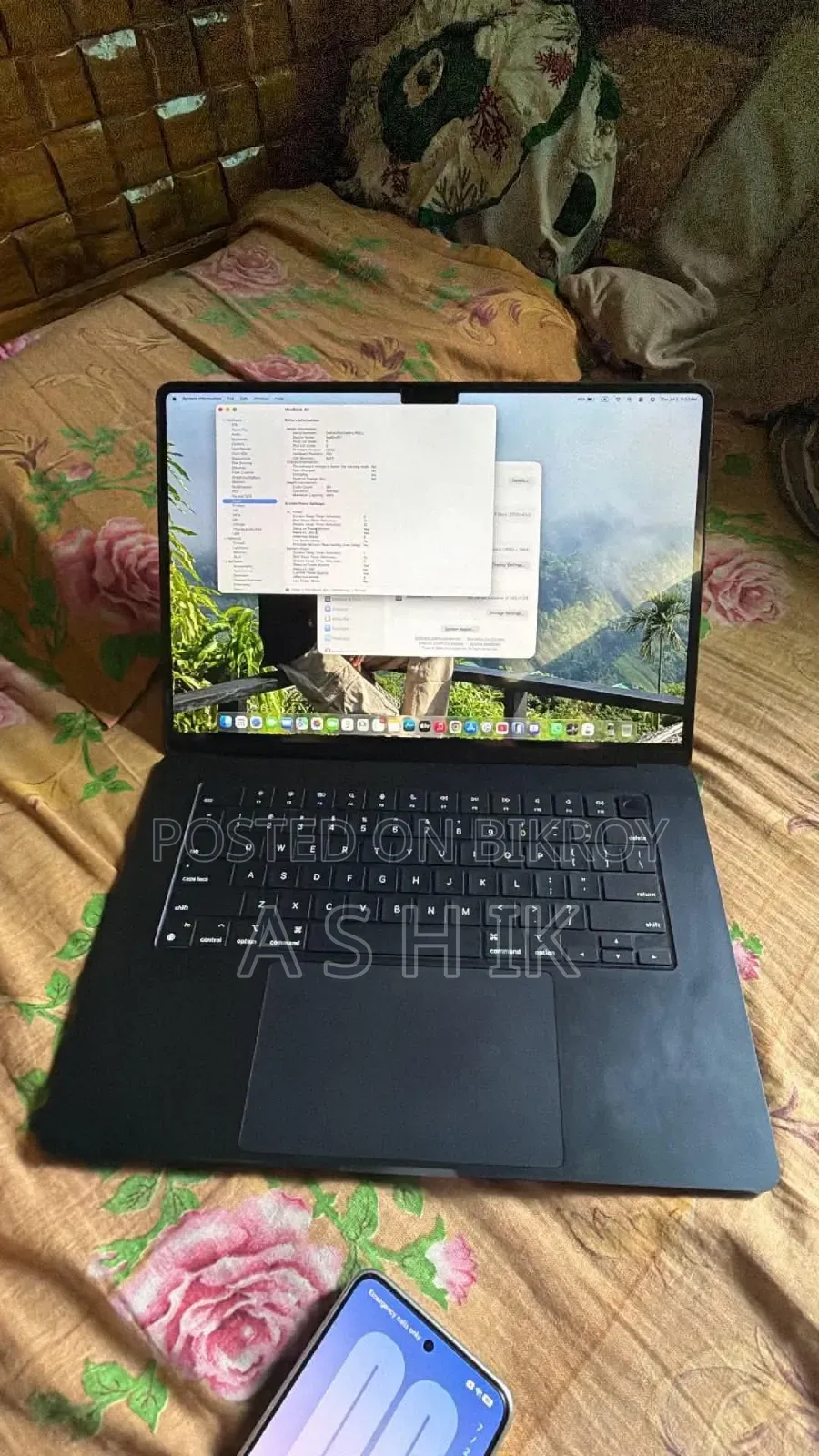 Laptop Apple MacBook Air 2024 M3 8GB Apple M3 SSD 256GB