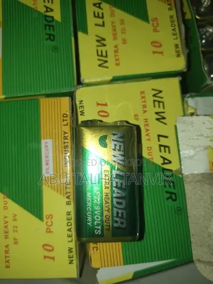 New Leader 9V Battery (6F22) - Brand New | 60 PCS Available