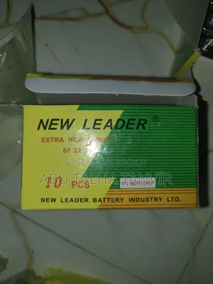 New Leader 9V Battery (6F22) - Brand New | 60 PCS Available