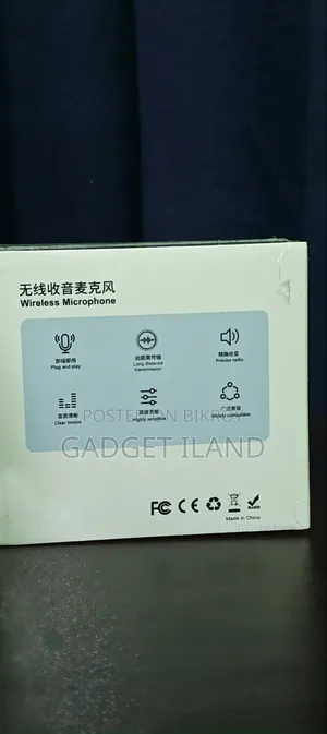 Wireless Microphone Q9, Clip System, Noise Reduced