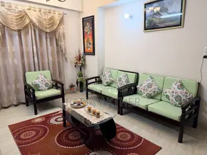 Teak Wood Sofa Set and Hatil Table