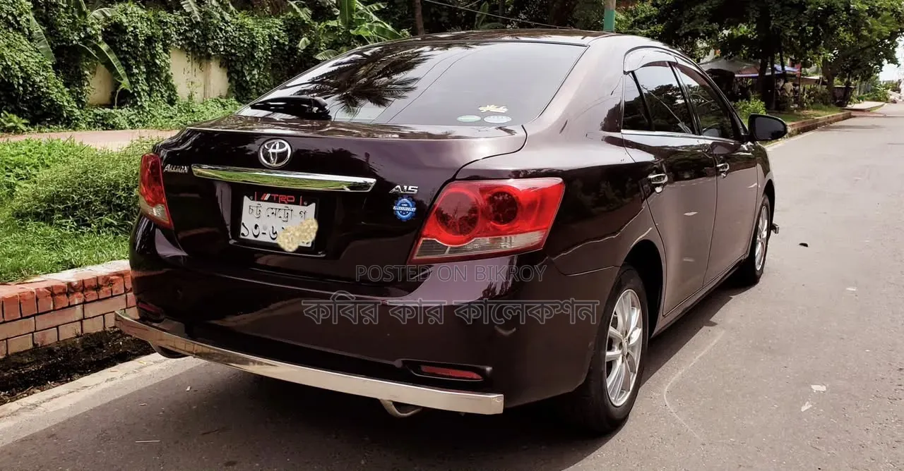 Toyota Allion 2014 Maroon