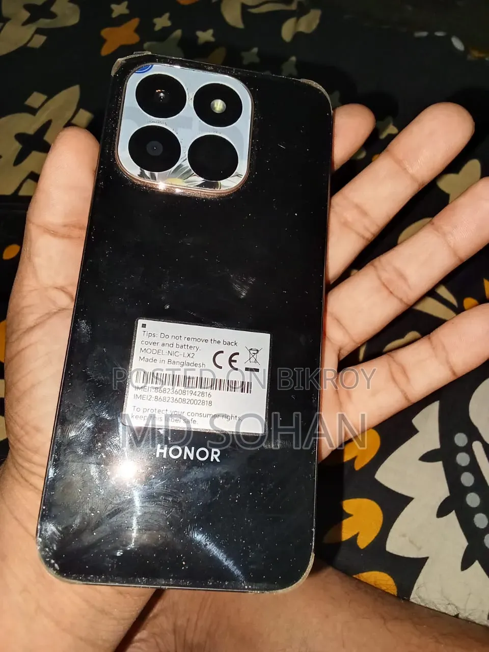Honor X6C 128 GB Black
