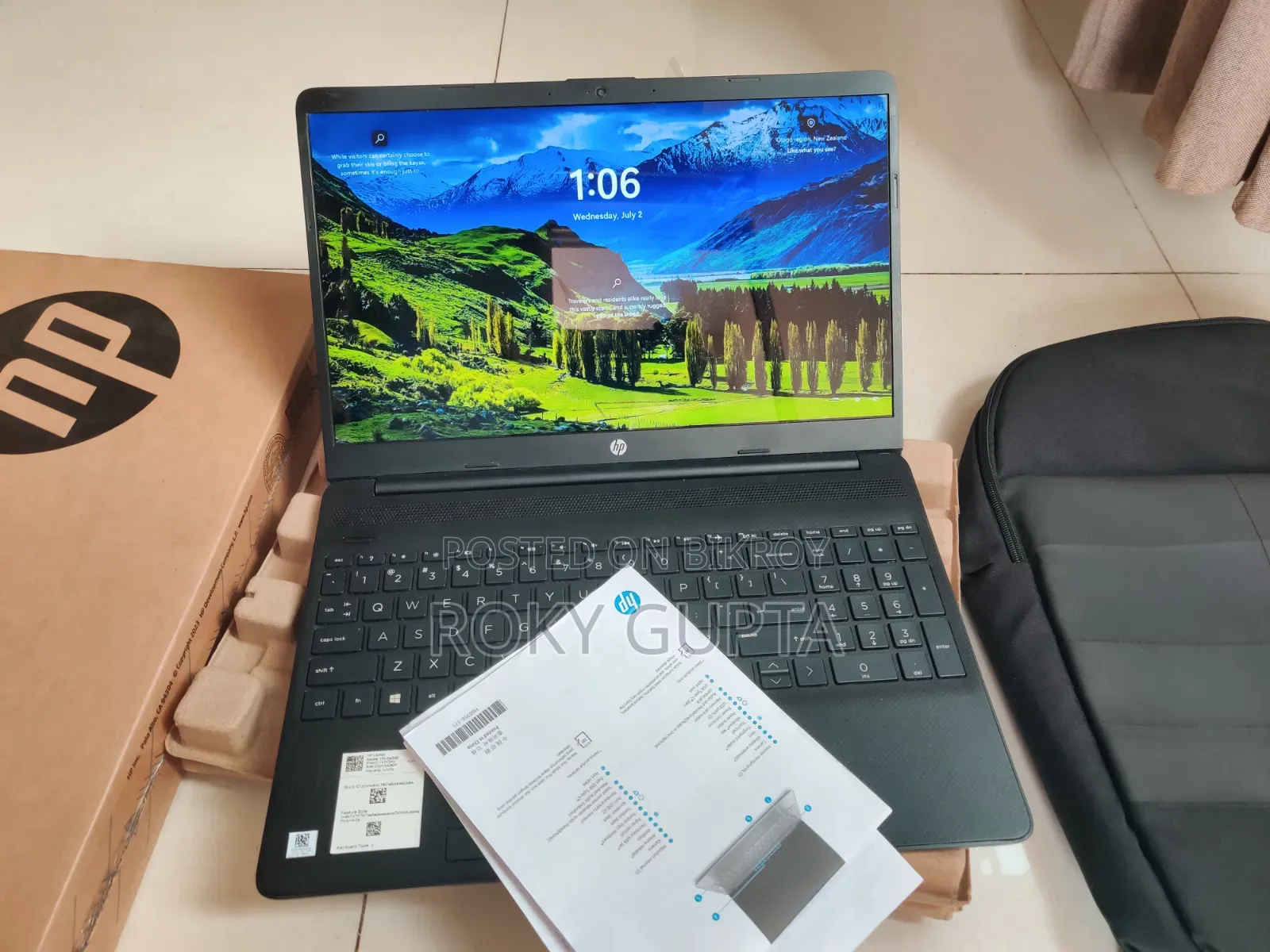 Laptop HP 15s 4GB AMD HDD 1TB