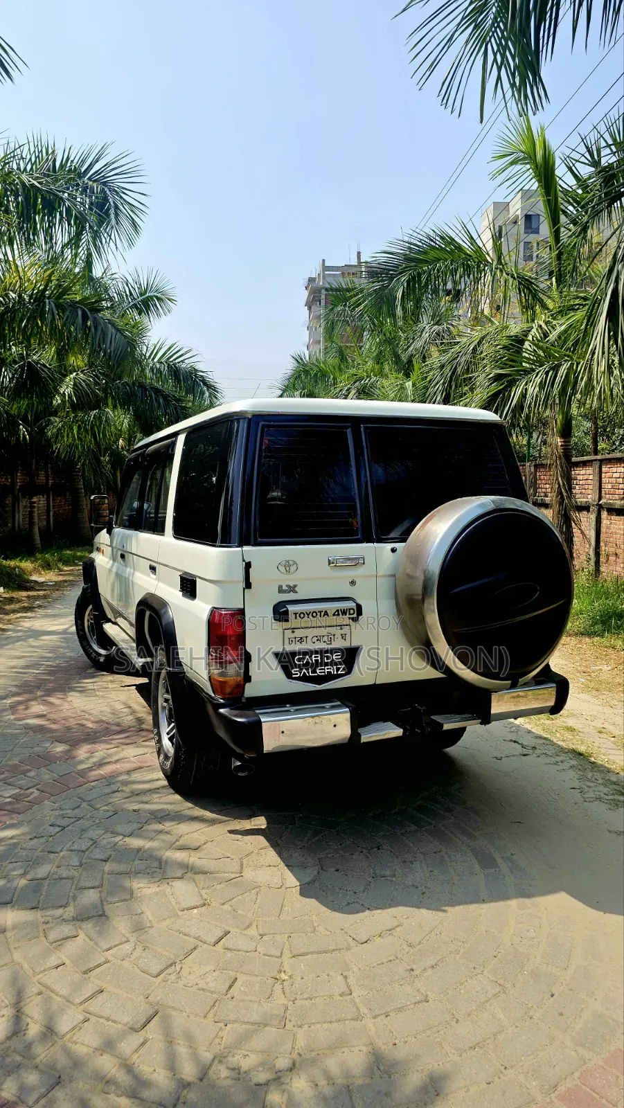 Toyota Land Cruiser 1996 White